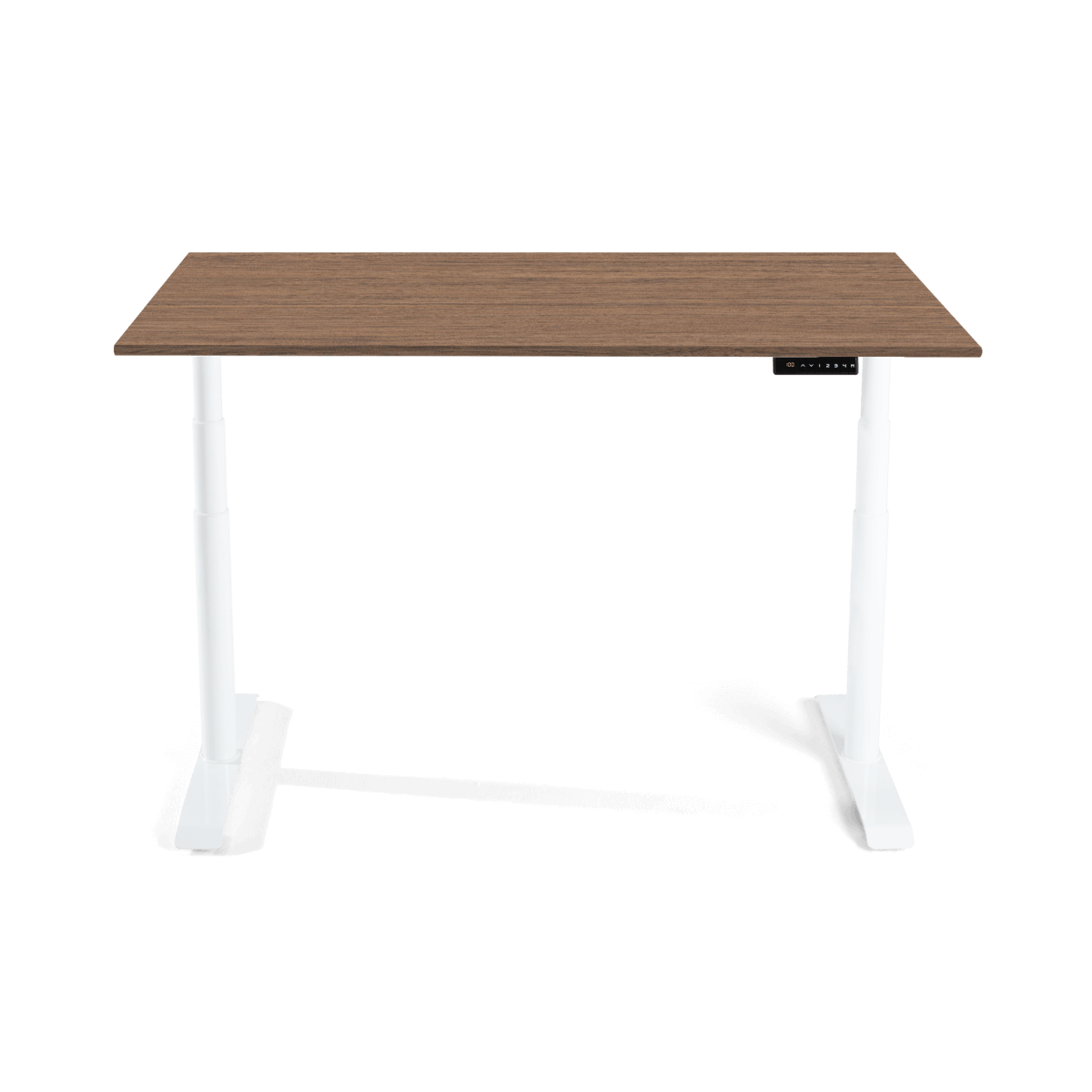 White Desk Frame & Wooden Tops